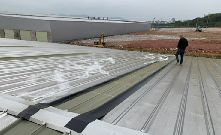 三乡镇厂房屋面防水维修案例